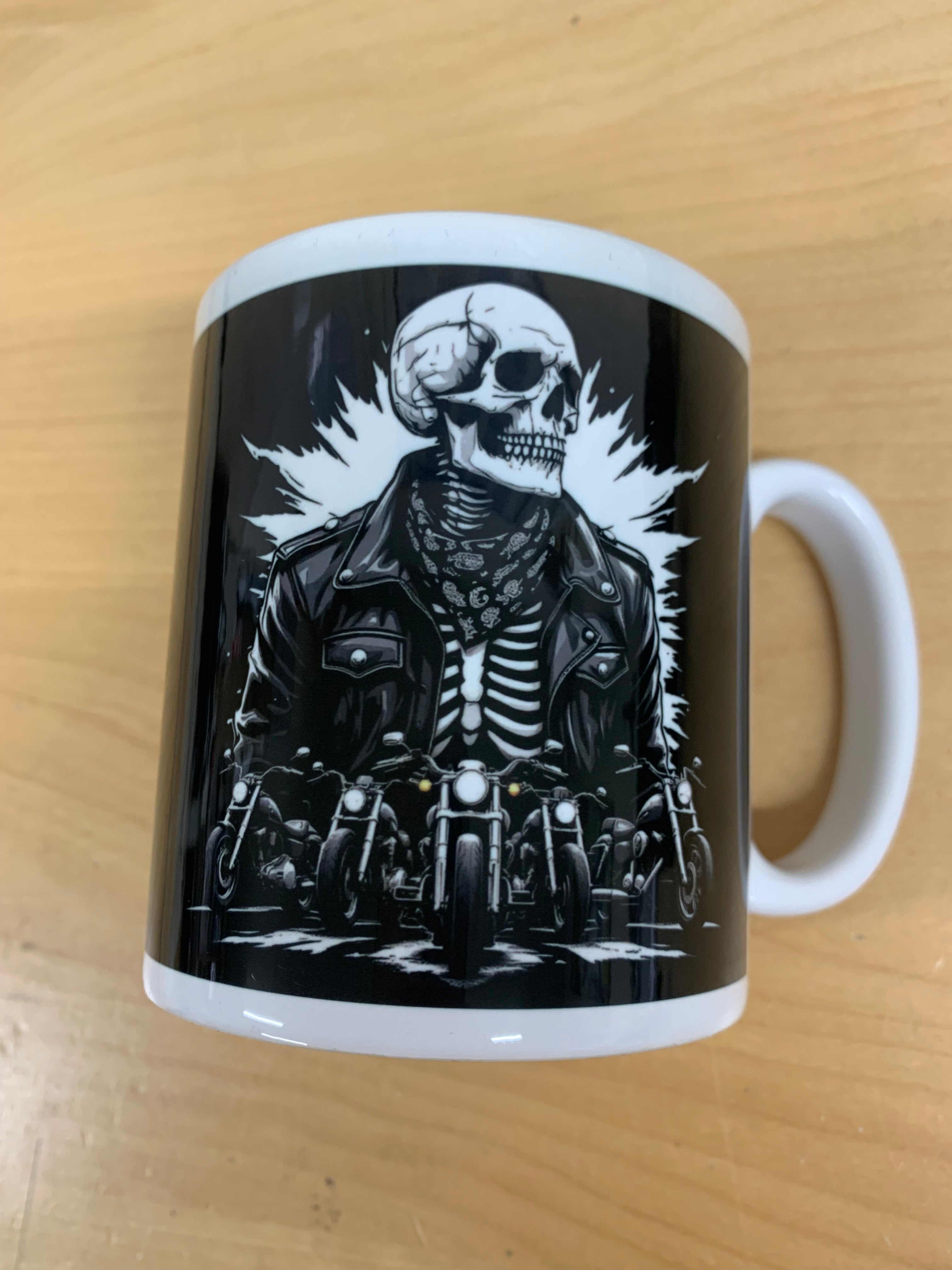 Fat Skeleton Brando Skeleton Biker Mug - Fat Skeleton UK