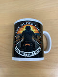 Fat Skeleton Older I Get Better I Was Sunset Biker Mug - Fat Skeleton UK