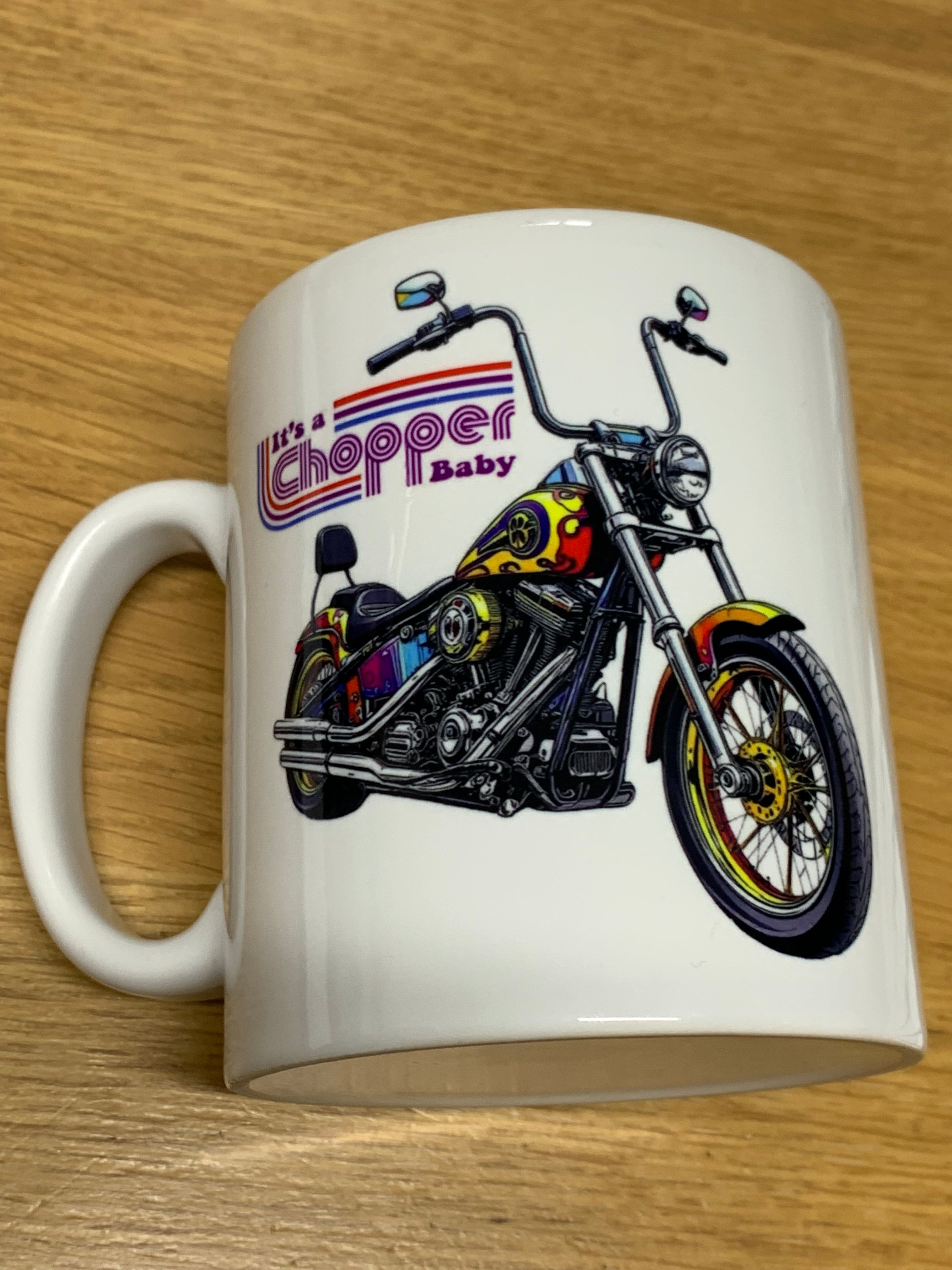 Fat Skeleton It's a Chopper Baby Mug - Fat Skeleton UK