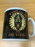 Fat Skeleton Sportsbike Too Old to Die Young Mug - Fat Skeleton UK