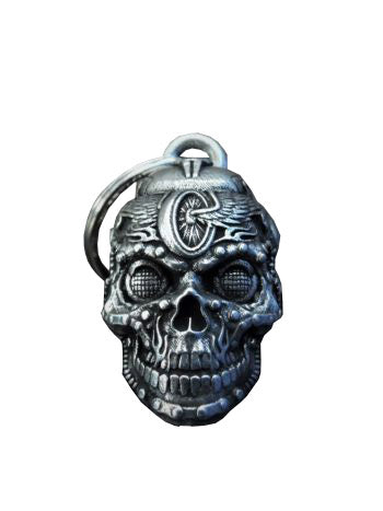 3D Flying Wheel Skull Bell Guardian Gremlin - Fat Skeleton UK