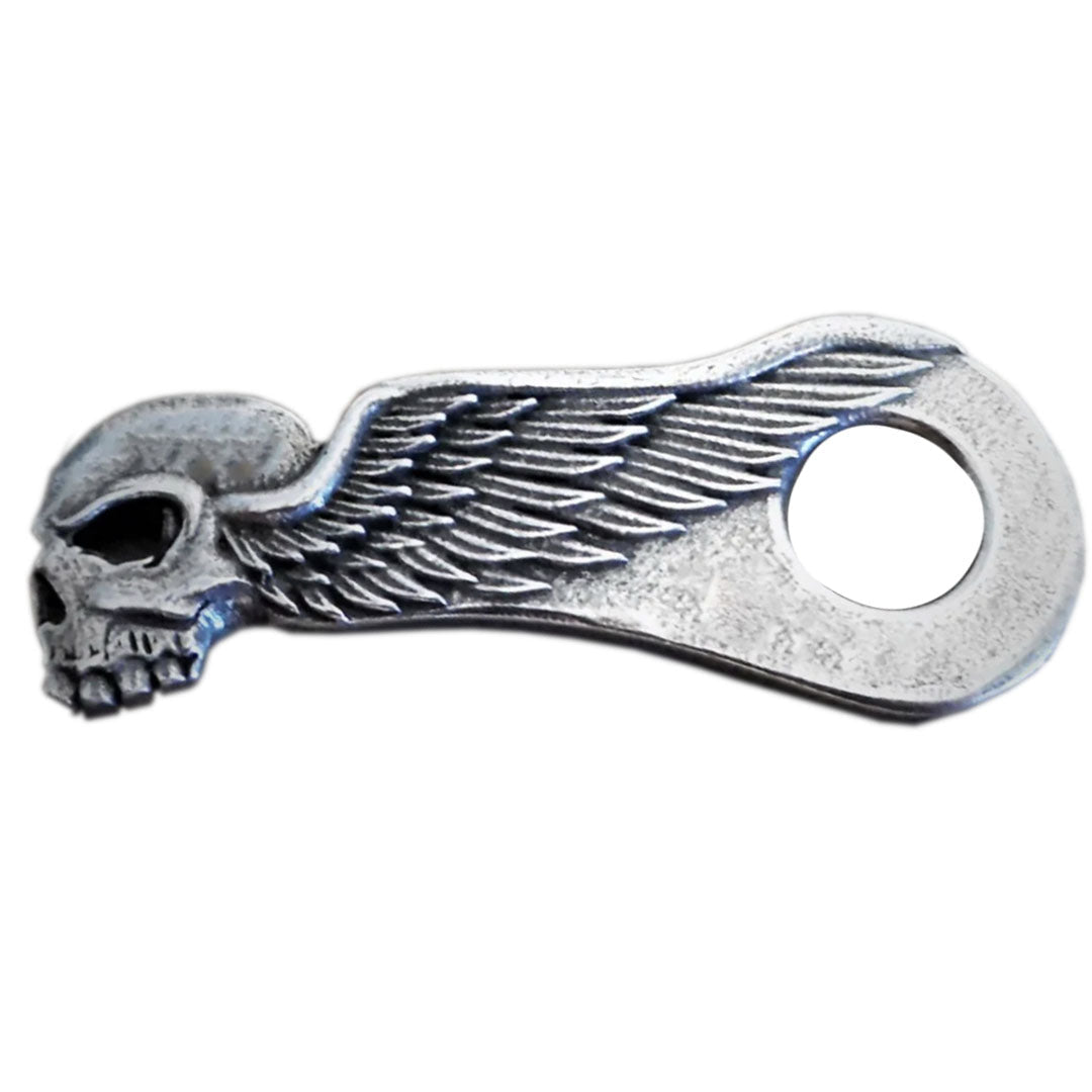 Skull Design Guardian Angel Bell Hanger - Fat Skeleton UK