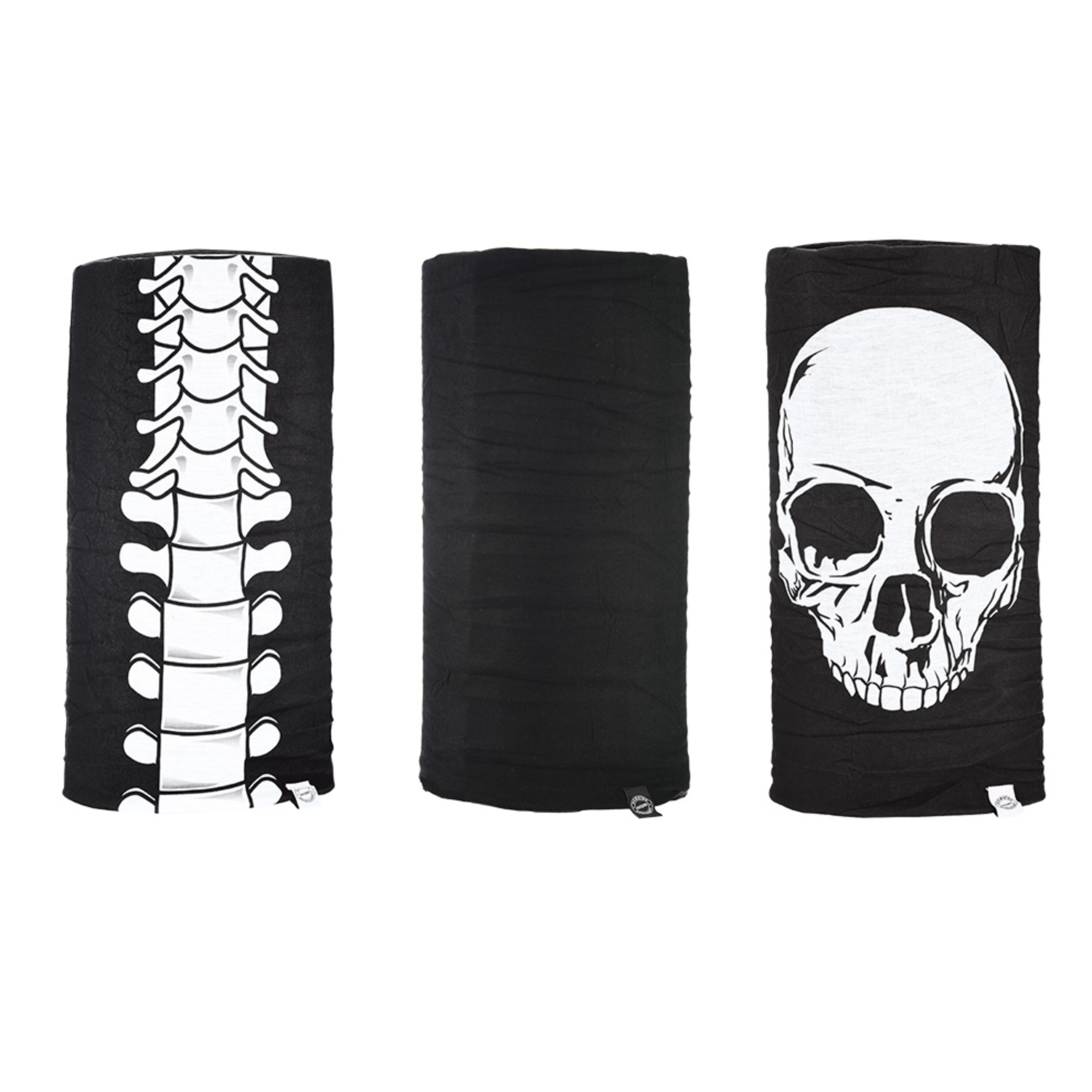 Oxford 'Comfy' Neck Tubes - 3 pack - Skeleton - Fat Skeleton UK