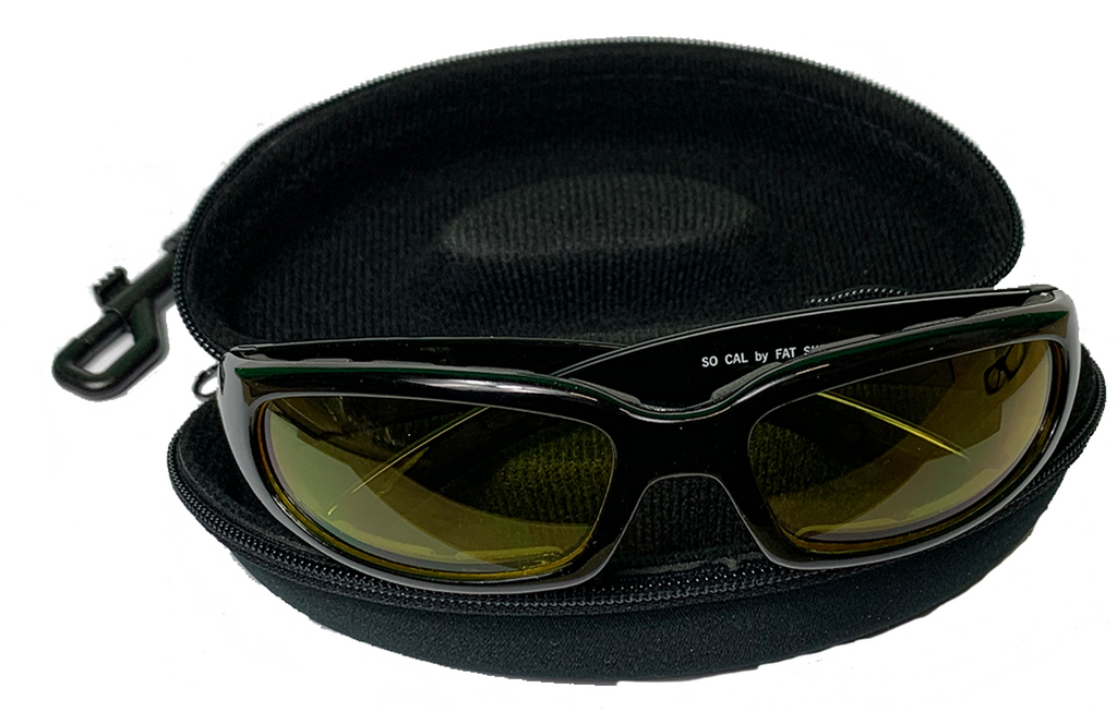 Fat Skeleton So Cal EVA Foam Padded Yellow Lens Sunglasses - Fat Skeleton UK