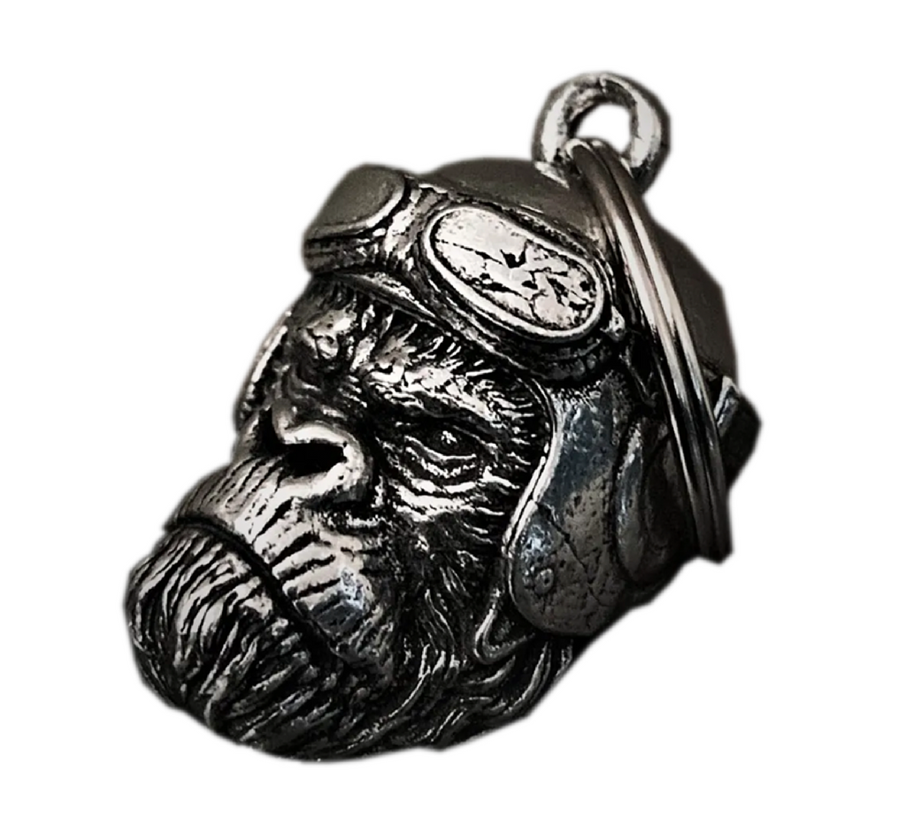 3D Biker Gorilla Guardian Angel Bell - Fat Skeleton UK