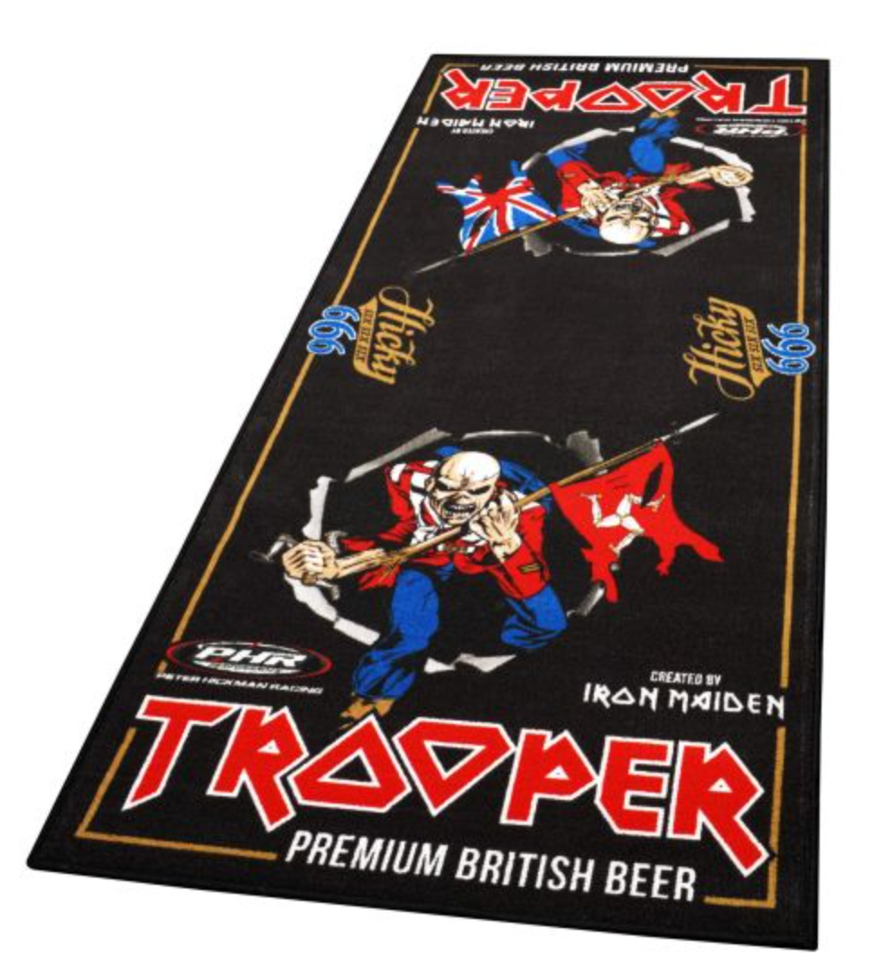 Iron Maiden 666 Trooper Garage Mat - Fat Skeleton UK