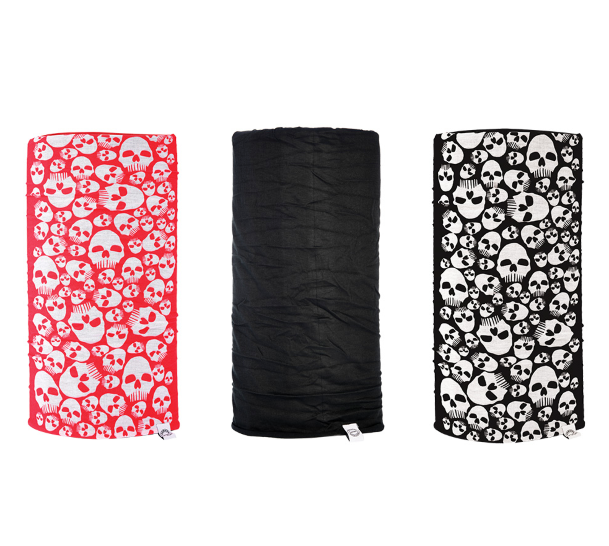 Oxford 'Comfy' Neck Tubes - 3 pack - Skulls - Fat Skeleton UK