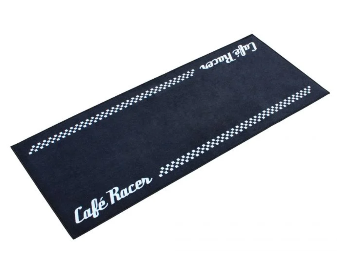 Cafe Racer Biker Garage Mat - Fat Skeleton UK