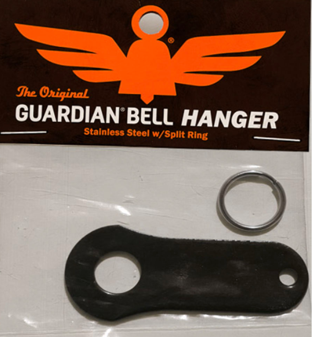 Guardian Black Stainless Steel Bike Bell Hanger by Guardian Bell - Fat Skeleton UK