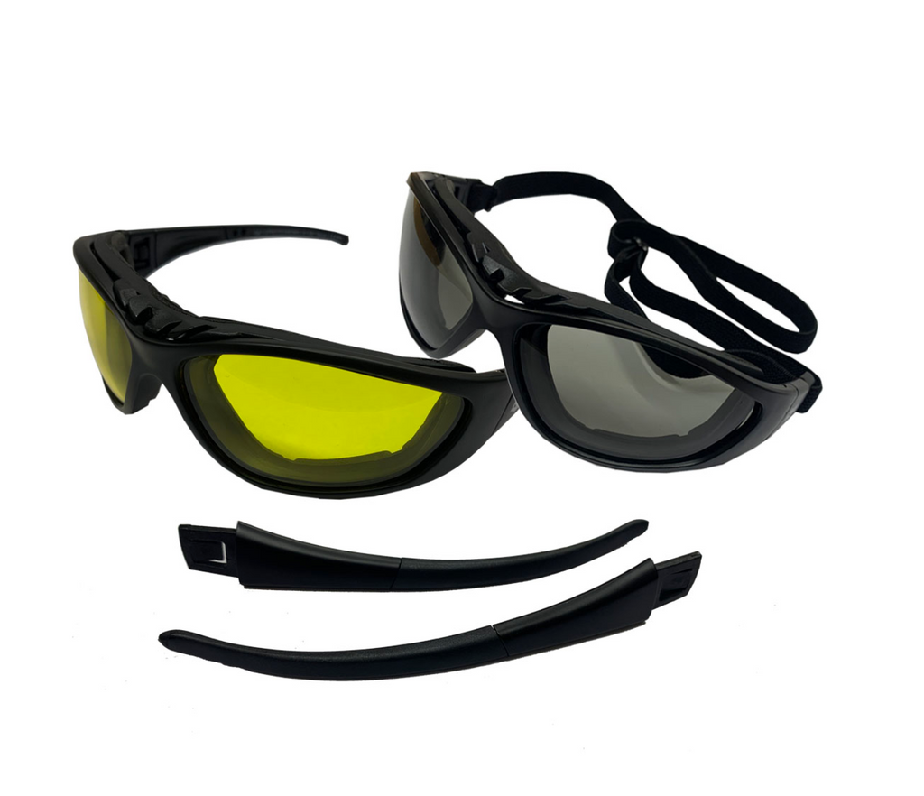 STURGIS 24 Removable EVA Foam Padded Yellow to Dark Reactalite - Fat Skeleton UK