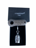 Saint Christopher Guardian Angel Bell with Gift Box & Engraved Bell Hanger - Fat Skeleton UK