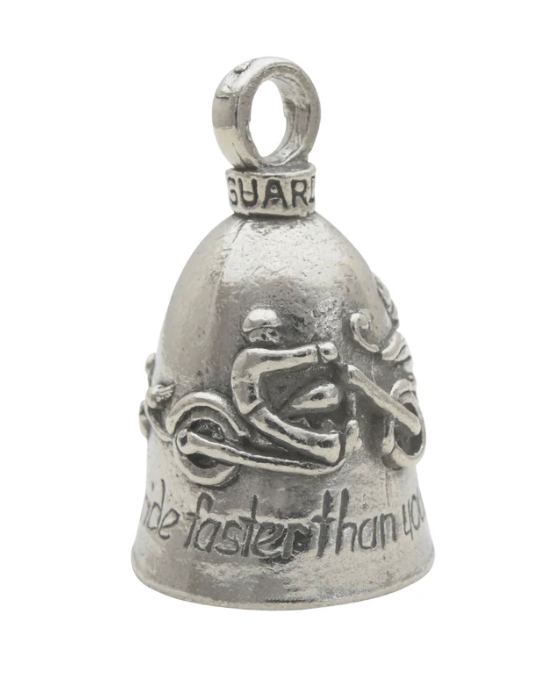Never Ride Faster Guardian Angel Gremlin Bell - Fat Skeleton UK