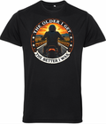 Older I Get Better I Was Sunset Old Guys Riding Bikes T Shirt - Fat Skeleton UK