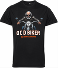Old & Cranky O.C.D. Old Guys Riding Bikes T Shirt - Fat Skeleton UK