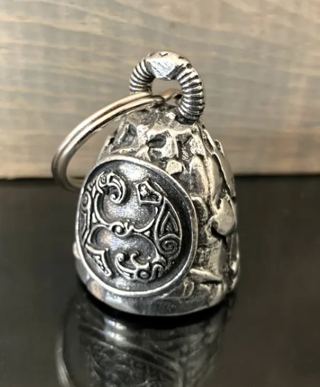 3D Viking Raven Guardian Angel Bell - Fat Skeleton UK