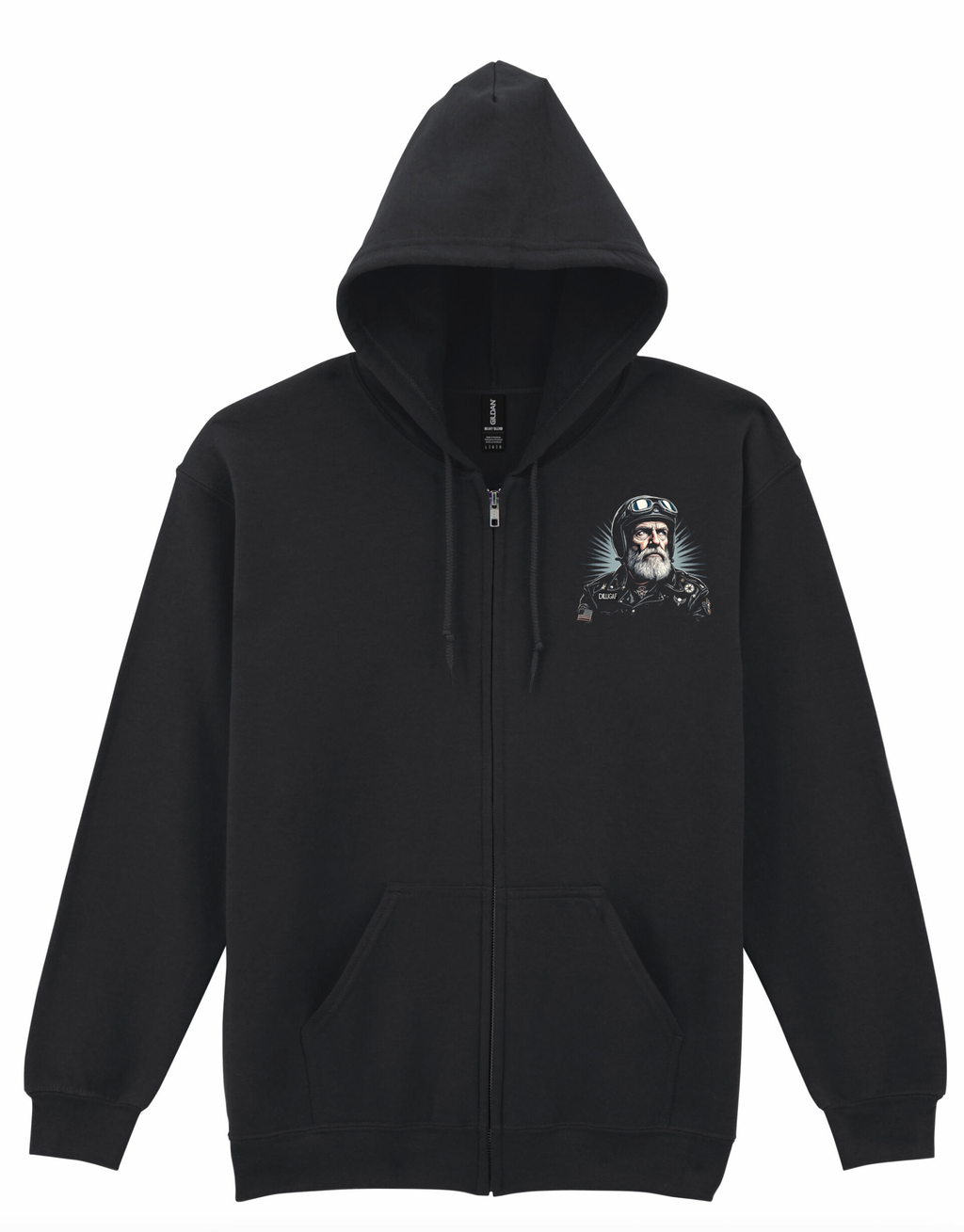 I Will Never Be Old Enough to Know Better Zip Up Hoodie - Fat Skeleton UK