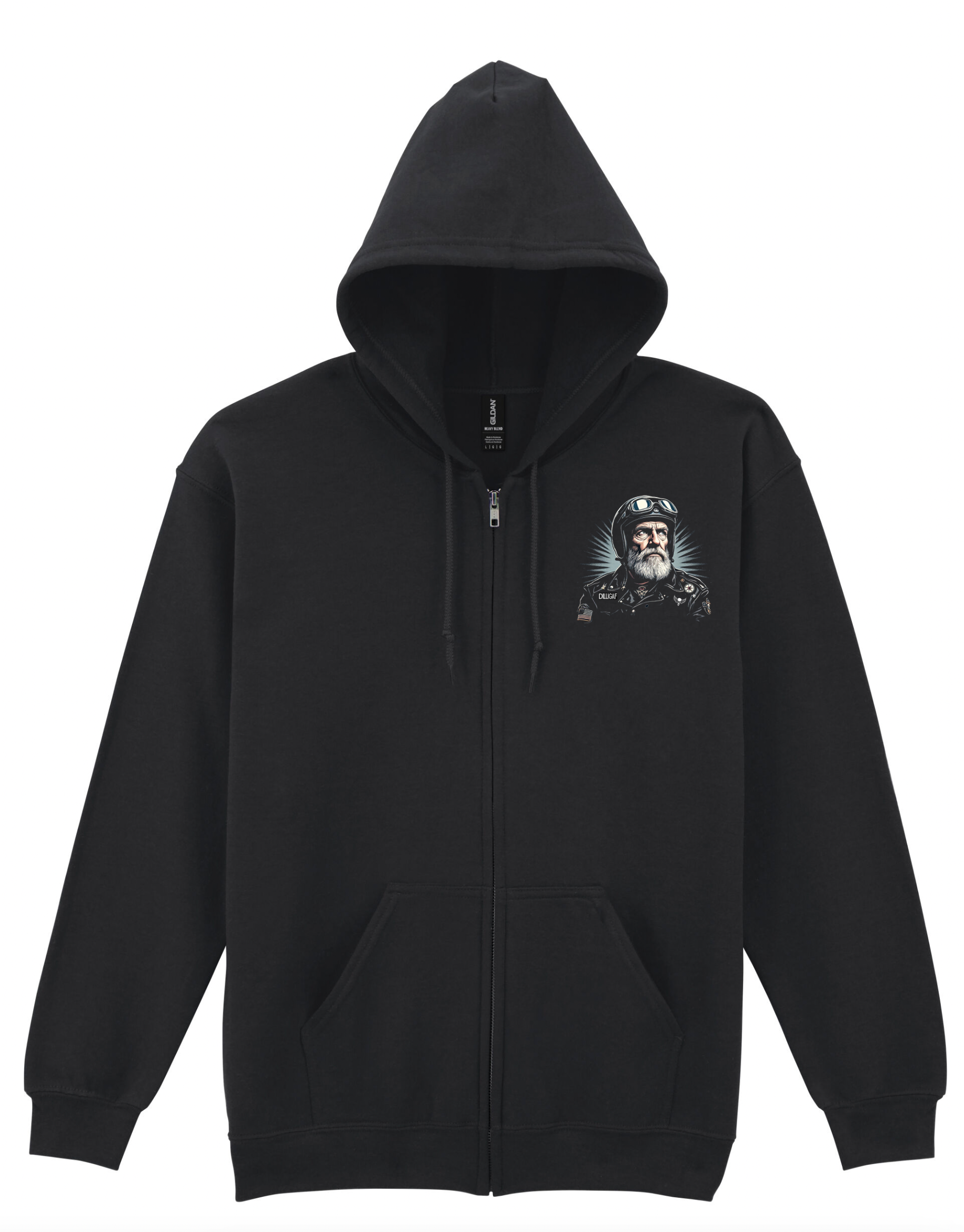 I Will Never Be Old Enough to Know Better Zip Up Hoodie - Fat Skeleton UK