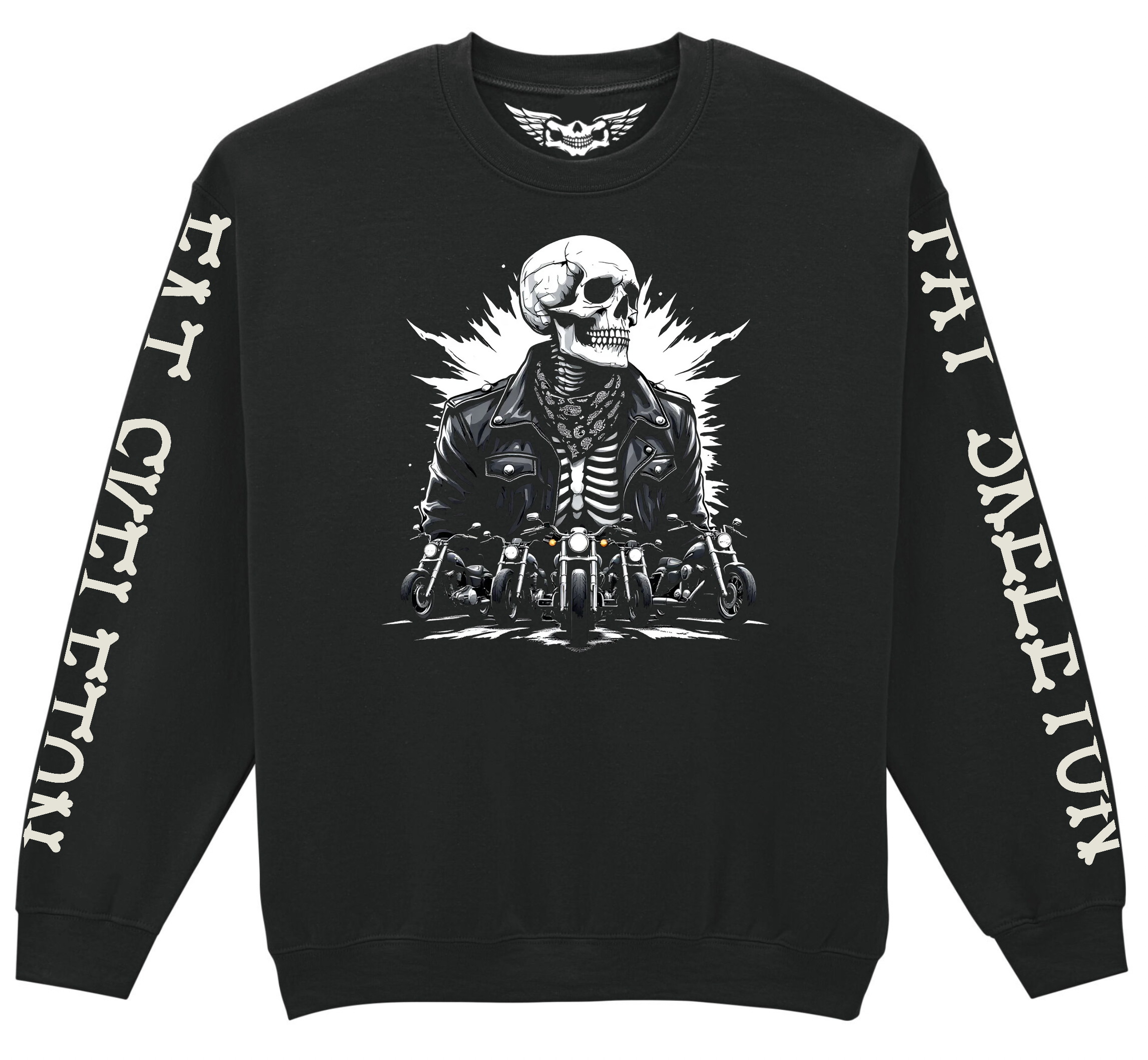Fat Skeleton Brando Skeleton Sweatshirt - Fat Skeleton UK