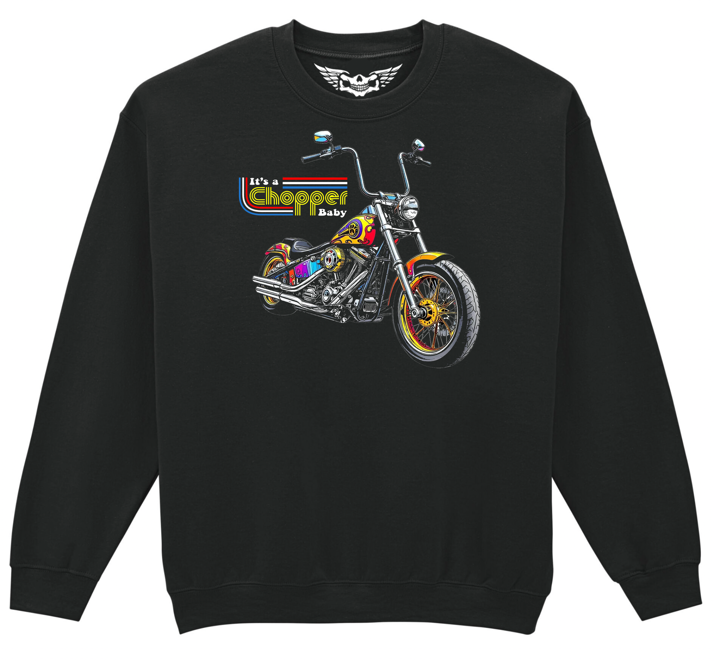Fat Skeleton It’s a Chopper Baby Sweatshirt - Fat Skeleton UK