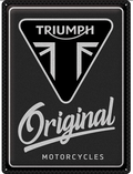 Genuine Triumph Original Motorcycles Metal Sign - Fat Skeleton UK