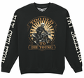 Fat Skeleton Advenure Bike Too Old to Die Young Sweatshirt - Fat Skeleton UK