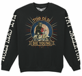 Fat Skeleton Scooter Mod Too Old to Die Young Sweatshirt - Fat Skeleton UK