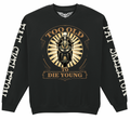 Fat Skeleton Sportsbike Too Old to Die Young Sweatshirt - Fat Skeleton UK