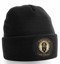 Fat Skeleton Too Old to Die Young Sportbike Rider Black Patch Beanie - Fat Skeleton UK