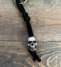 Skull Paracord Bead Keychain - Fat Skeleton UK