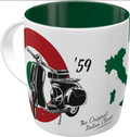 Vespa The Italian Classic Scooter Mug - Fat Skeleton UK