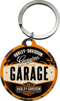 Harley Davidson Garage Genuine Motorcycles Key Ring - Fat Skeleton UK