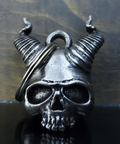 3D Hell Skull Biker Skull Guardian Angel Bell - Fat Skeleton UK