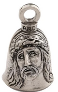 Jesus Christ Crown of Thorns & Cross Guardian Angel Bell - Fat Skeleton UK
