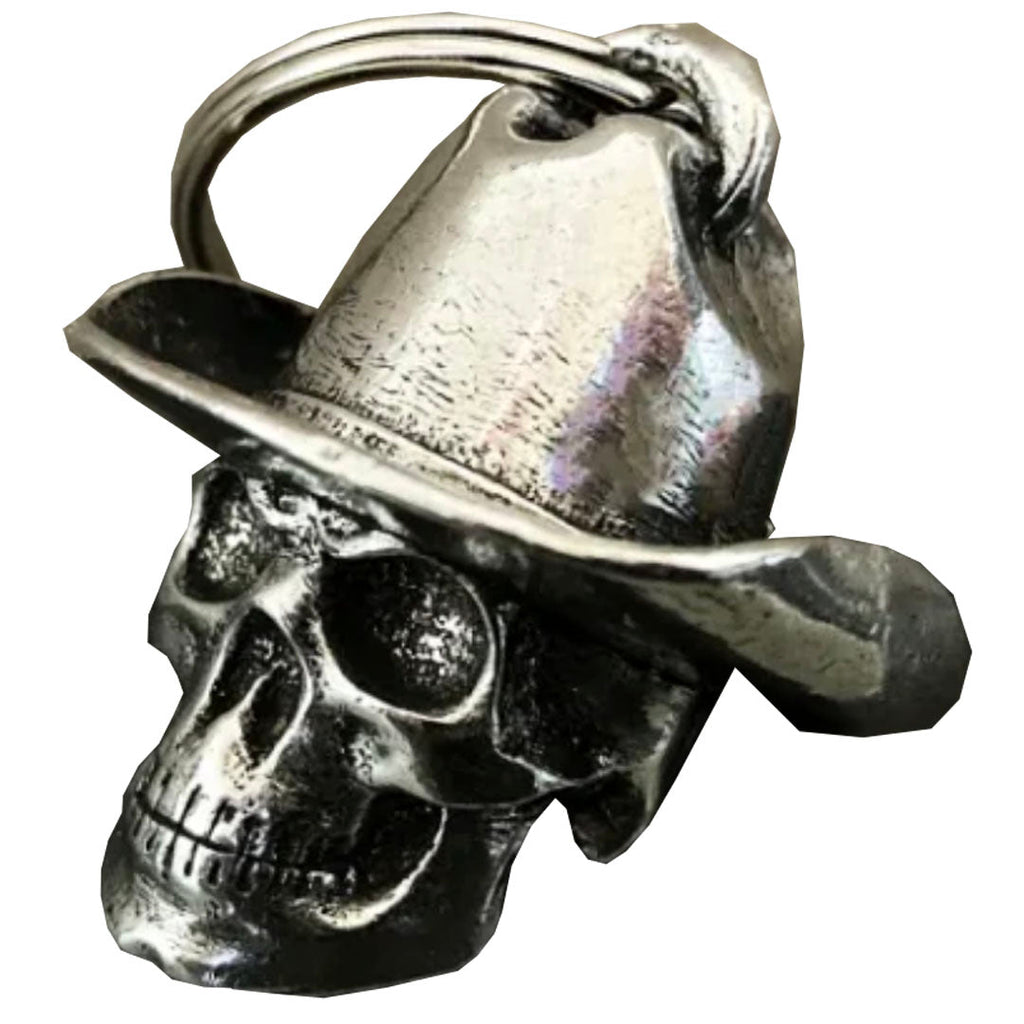 3D Cowboy Skull Guardian Angel Gremlin Bell - Fat Skeleton UK
