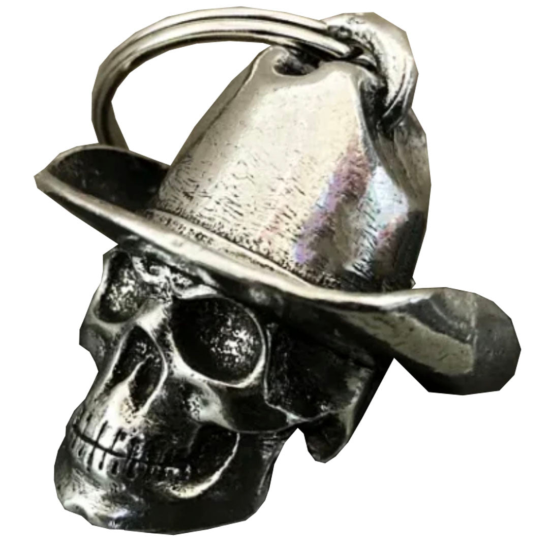3D Cowboy Skull Guardian Angel Gremlin Bell - Fat Skeleton UK