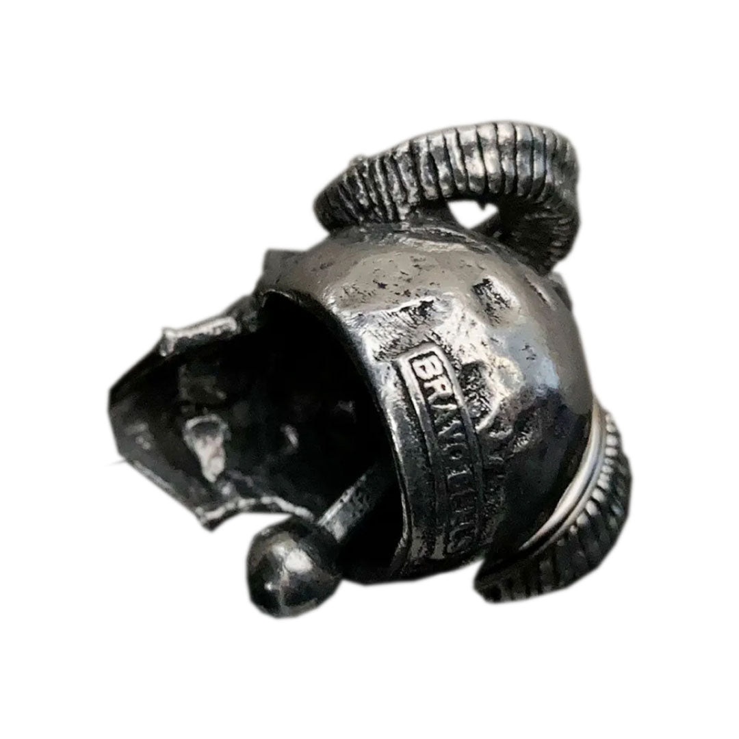 3D Horn Demon Skull Guardian Angel Bell - Fat Skeleton UK