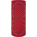 Zan Headwear Red Paisley "Motley" Tube, Neck Warmers & Face Masks - Fat Skeleton UK