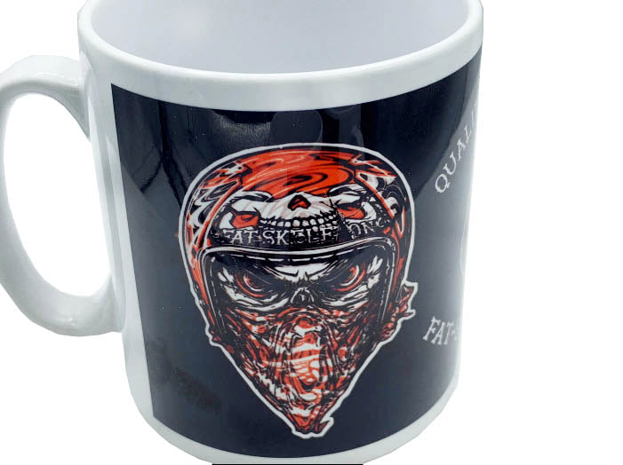 Fat Skeleton Bandana Skull Mug - Fat Skeleton UK
