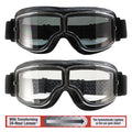 Reactive Photochromic Lens Aviator style Retro Pilot Goggles - Fat Skeleton UK