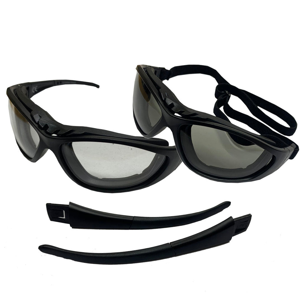 Fat Skeleton Sturgis 24 Removable EVA Foam Padded Clear to Dark Reactalite - Fat Skeleton UK
