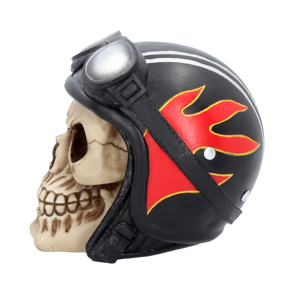 Hell Fire Biker Skull - Fat Skeleton UK