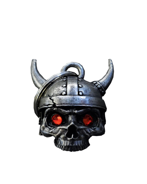 3D Viking Helmet Red Eyes Skull Bell Guardian Gremlin, Lifestyle Accessories - Fat Skeleton UK