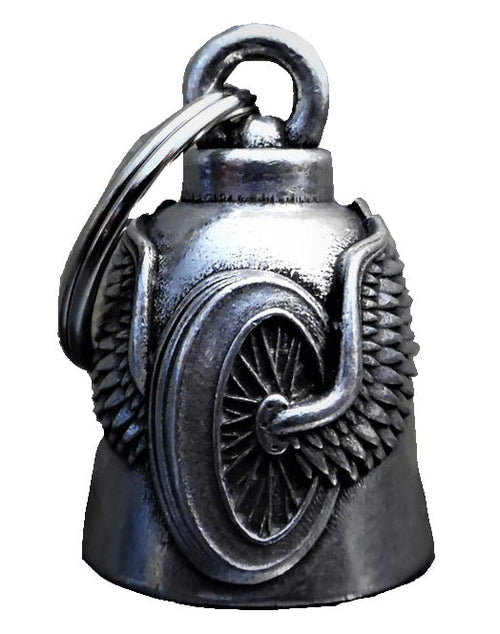 3D Winged Wheel Bell Guardian Gremlin, Lifestyle Accessories - Fat Skeleton UK